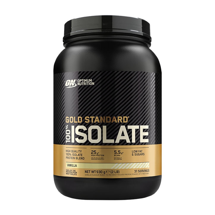 Optimum Nutrition Gold Standard 100% Isolate Vanilla Protein Powder 930g